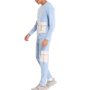 Traje Deportivo de Manga Larga Ajustado para Hombre, Venta Caliente, al por Mayor, Mejor Precio, Color Sólido, Traje Deportivo para Hombre 2026 - Product Image 6