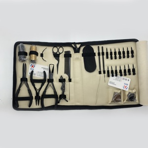 Custom Branding 26/27 Ultimate <b>Micro</b> Links Hair <b>Extension</b> Toolkit-Premium Steel Pliers Perfect Results Black Customizable - Product Image 1