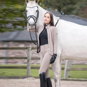 Horse Women Equestrian Clothing <b>Lightweight</b> 4-way Stretch Horse Riding <b>Jackets</b> Wholesale Fully Customizable - Product Image 4