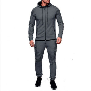 Logo personnalisé Survêtements de sport de haute qualité pour hommes Survêtements de sport dernière mode Ensembles 2 pièces Survêtements pour hommes Pulls à capuche - Product Image 2