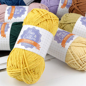 Misoknit Mace & Cotton Fil torsadé en forme de chaîne Strong Twist Meilleur prix pour un produit à motif brut de qualité - Product Image 4