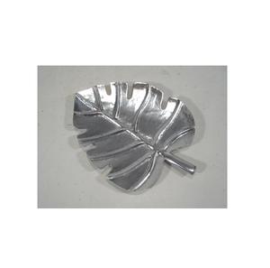 Assiette de service feuille d'argent Assiette de vaisselle de service snack - Product Image 6