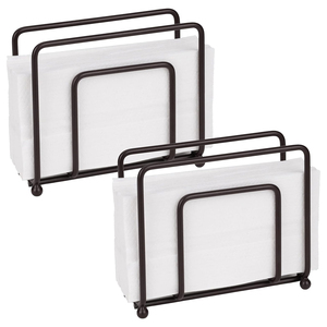 Modern <b>Black</b> Metal Napkin Holder Multi-Functional for Dining Table Kitchen Restaurant Outdoor Use Custom Logo Packaged in Carton - Product Image 5
