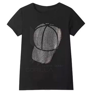 100% coton OEM ODM fait hommes strass t-shirts haute qualité hommes strass t-shirts Oem Service hommes strass t-shirts - Product Image 1