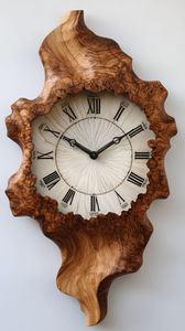 ICON CUSTOMIZED WOODEN WALL CLOCK FOR ELEGANT HOME DECOR MODERN Bamboo Body with Natural Rosh for Wedding Occasions - Product Image 5