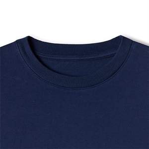 เสื้อเชิ้ตแขนยาวผ้าฝ้ายของผู้ชายคอกลมใส่สบายผ้า230แกรม - Product Image 3