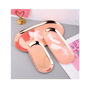 Plateau à huîtres au design antique de luxe avec un grand or poli avec une forme et une taille personnalisées, maquillage polyvalent à faible taux - Product Image 2