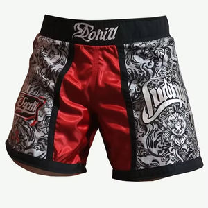 2025 Shorts MMA pour hommes de haute qualité nouveauté vêtements de sport sublimés pour adultes adolescents boxe thaïlandaise OEM ODM Services THT WEARS - Product Image 2