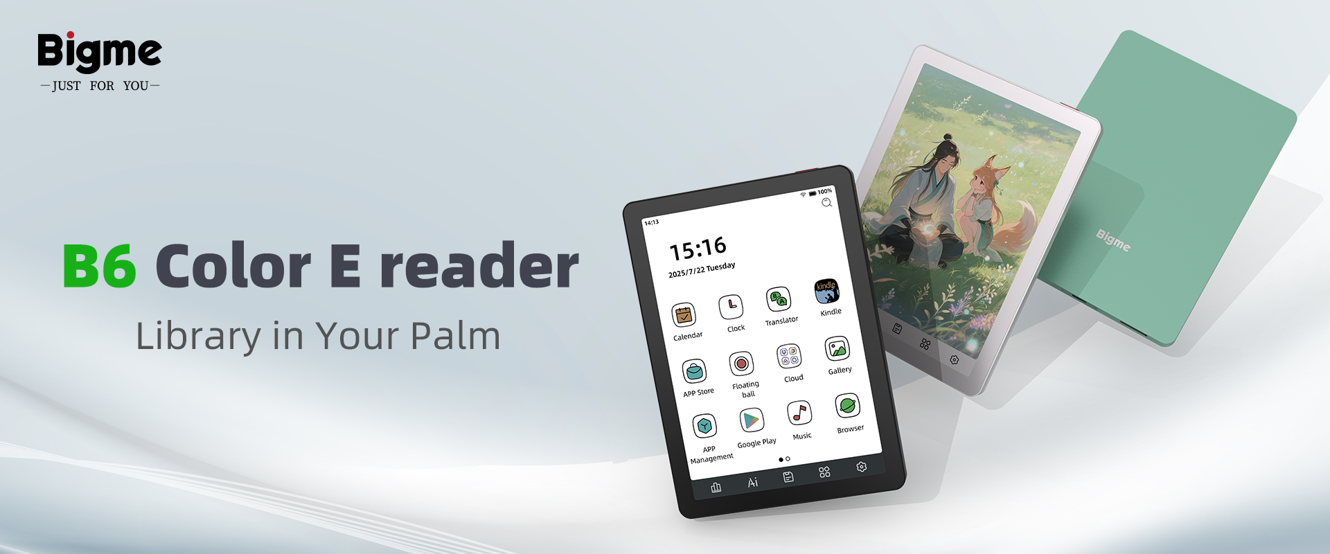 Bigme B6 6-Inch Color E-Ink Tablet EBook Reader 32GB with