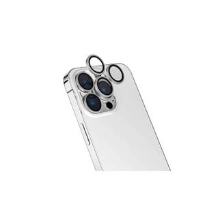 Protection d'objectif d'appareil photo anti-reflet Netzy Silver résistante aux traces de doigts pour Apple iPhone 16 Pro Max SAFA CL-15 - Product Image 1
