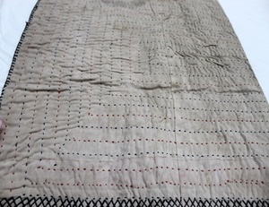 Antique 1960s Vintage cousu à la main Kantha, Banjara Dowry Bag/Taie d'oreiller - Product Image 3