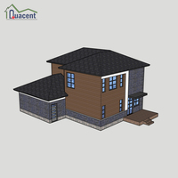 222 m² 3 chambres à coucher 8 modules prix de conception maison préfabriquée Casas module modulaire moderne villa de luxe préfabrication SIPs kit de maison préfabriquée