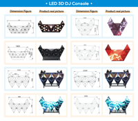 Cabine Led Intérieure Portable Stand Dj Stand pour Discothèques Bars KTV Dj Booth Écran Led Styles et Tailles Personnalisables