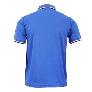 Polos de punto para hombre, Polo de manga corta con cremallera, ropa de hombre de talla grande 100% algodón, ropa informal de Color azul - Product Image 6