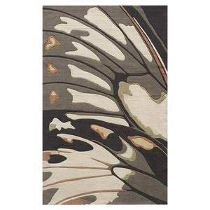 Tapis tufté à la main en laine mélangée épaisse au design élégant et durable avec un look traditionnel, parfait pour le salon et le sol. - Product Image 2