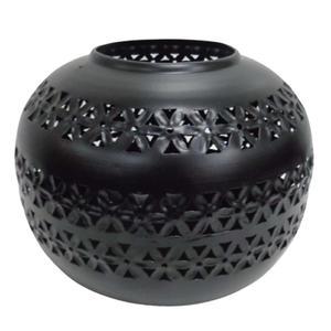 Lot de 3 bougeoirs votifs en fer Design moderne bocal à bougie de lavage blanc pour salon et décoration de table à la main - Product Image 6