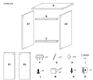 Gabinete de PVC para Lavadora para Interiores/Exteriores Ahorra Espacio con Puerta con Cierre de Pestillo para Lavandería Baño o Uso Doméstico - Product Image 4