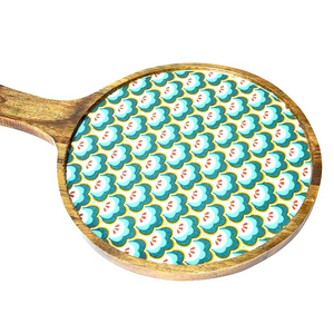 Vente chaude Plateau de service en bois naturel de haute qualité pour Dessert Pizza Snacks Thé Café-Plateau de rangement de bonne qualité Plateau à pizza - Product Image 3