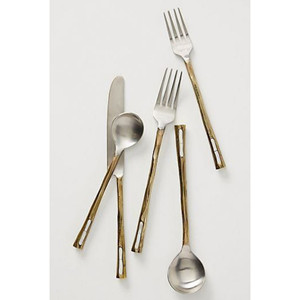 Handmade Brass Flatware Cutlery Set With <b>Lacquer</b> for Home Restaurant Classic Design Flatware Dinnerware Cutlery Set for Hotel - Product Image 4