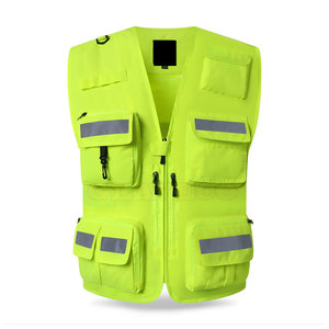 Chaleco de seguridad de venta directa de fábrica de servicio OEM poliéster ligero y nailon personalizable con logotipo - Product Image 3