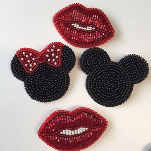 Dijes de Diseño Rosa, Cuentas de Semillas, Lindos Dijes de Estrella con Personajes Personalizados para Uso Diario, Regalo para Niñas, Nuevo Estilo de Moda para Llaveros con Cuentas - Product Image 2