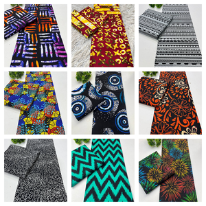 Promoción de Nigeria Premium, tela de cera de poliéster y algodón con estampado OEM, ropa africana, evento de costura personalizado, diseño de moda para el hogar - Product Image 3