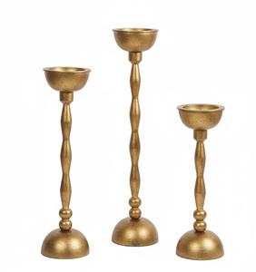 Porte-bougies modernes personnalisés en aluminium faits à la main et écologiques pour le salon, Noël, Pâques, mariage, Saint-Valentin, maison - Product Image 1