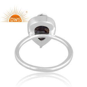 Best Selling Fine Sterling <b>Silver</b> Natural Mojave Copper Ethiopian <b>Opal</b> Gemstone Stackable <b>Ring</b> Custom Jewelry Manufacturer - Product Image 2