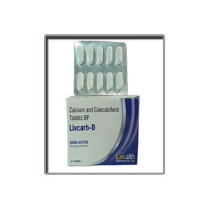 Tabletas de calcio Livcarb-D de alta calidad, extracto de hierbas orgánicas, suministro sanitario al por mayor indio - Product Image 4