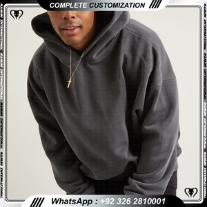 Vêtements de sport décontractés 100% coton Logo personnalisé pull 100% coton à capuche lourd pour hommes - Product Image 5