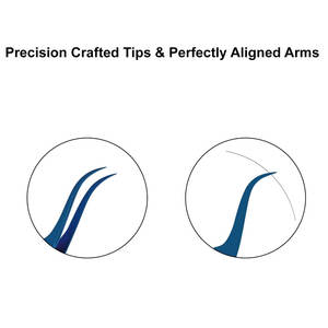 แหนบสำหรับต่อขนตาแบบรัสเซียพร้อมปลายไฟเบอร์ทำจากสเตนเลส - Product Image 4