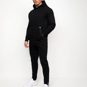 Haute qualité personnalisé hommes Fitness Sports Jogging survêtement respirant ensembles pour l'hiver en gros bas prix - Product Image 1