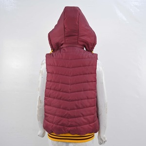 Classical Girls puffer con capucha reversible sin mangas transpirable térmico floral elegante lujo diseñador de moda chalecos de moda - Product Image 2