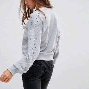 Sudaderas con capucha y sudaderas para mujer con descuento popular Sudadera con capucha de manga larga con cuello redondo para mujer - Product Image 2