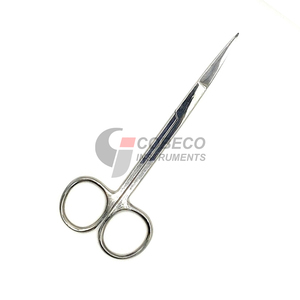 Tijeras para Iris Autoclavables de Acero Inoxidable, Instrumento Médico de Precisión Quirúrgica con Punta Fina Curva y Afilada para Disección - Product Image 6