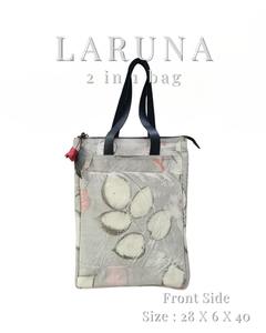 BOLSO DE LONA VINTAGE PLEGABLE CON DOS ASAS LARUNA ECOPRINT - Product Image 2