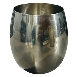 Barra de cocina con logotipo personalizado 2024, vaso de acero inoxidable de 2 onzas, negro de alta calidad, apilable y reutilizable para fiestas - Product Image 1