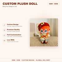 Poupée en peluche personnalisée CE CPC, figurine d'idole Kpop ou d'anime, 5cm, 20cm, 40cm, jouet en peluche, star coréenne, usine OEM, vente en gros