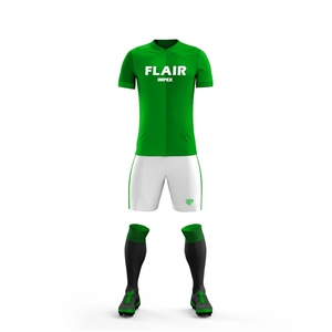 100% polyester meilleure qualité conception personnalisée ensemble d'uniformes de maillot de football confort respirant avec coupe automatisée service OEM court - Product Image 4