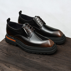 รองเท้าหนังอ็อกซ์ฟอร์ดผู้ชาย คลาสสิก สำหรับงานทางการ  แบบผูกเชือก ทนทานต่อการสึกหรอ - Product Image 2