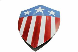 เกราะป้องกันใหม่ C A Shield Marvel Studio Shield,แบบยุคกลางโล่เหล็กมีจำนวนจำกัด - Product Image 3