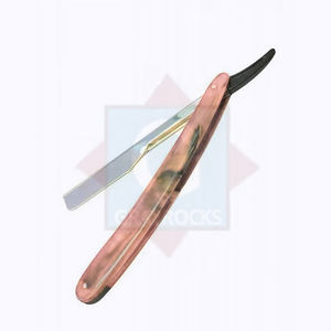 มีดโกนหนวดแบบตรงใบมีดสแตนเลสสำหรับร้านตัดผม - Product Image 5