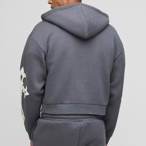 Vente en gros de survêtements tendance à logo imprimé personnalisé pour hommes, vêtements de ville très exigeants, survêtements pour l'hiver, tissu respirant - Product Image 5