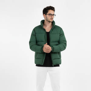 Vente en gros d'usine Veste tendance de haute qualité pour hommes Col montant Veste matelassée imperméable d'hiver - Product Image 1
