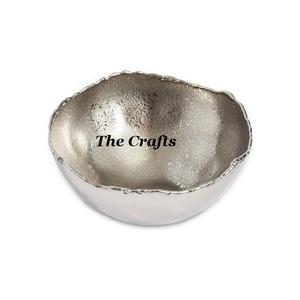 Bol de service en métal et en bois avec vaisselle de qualité supérieure Bol à chocolats et fruits pour hôtel et restaurant - Product Image 5