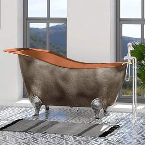 Bañera de Cobre de Grado de Lujo para Centros de Spa y Bienestar que Ofrece una Experiencia Relajante y un Acabado Premium - Product Image 4
