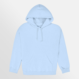 Sweat-shirt à capuche uni pour homme, 100% coton, tissu molletonné français, coupe classique, vêtements décontractés pour l'automne - Product Image 5