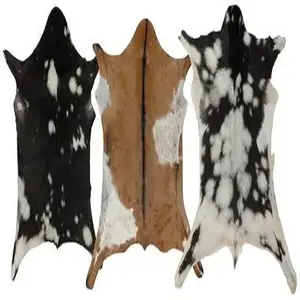 Cache-peau de vache salée humide pour l'exportation cache-peau de vache naturelle couleur cuir sac à main en cuir véritable Surface OEM