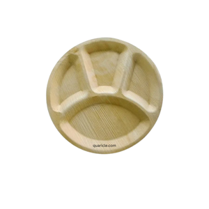 Prix de détail Areca jetable 4CP plateau de repas écologique à usage intensif/plateau/assiette pour anniversaires école cantine hôtel maison - Product Image 2