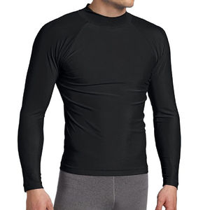 Prix raisonnable, rashguard pour homme uni, nouvelle arrivée 2025, design personnalisé, anti-UV, respirant, séchage rapide, écologique - Product Image 1